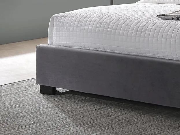 Jessica Bed in Velvet Grey