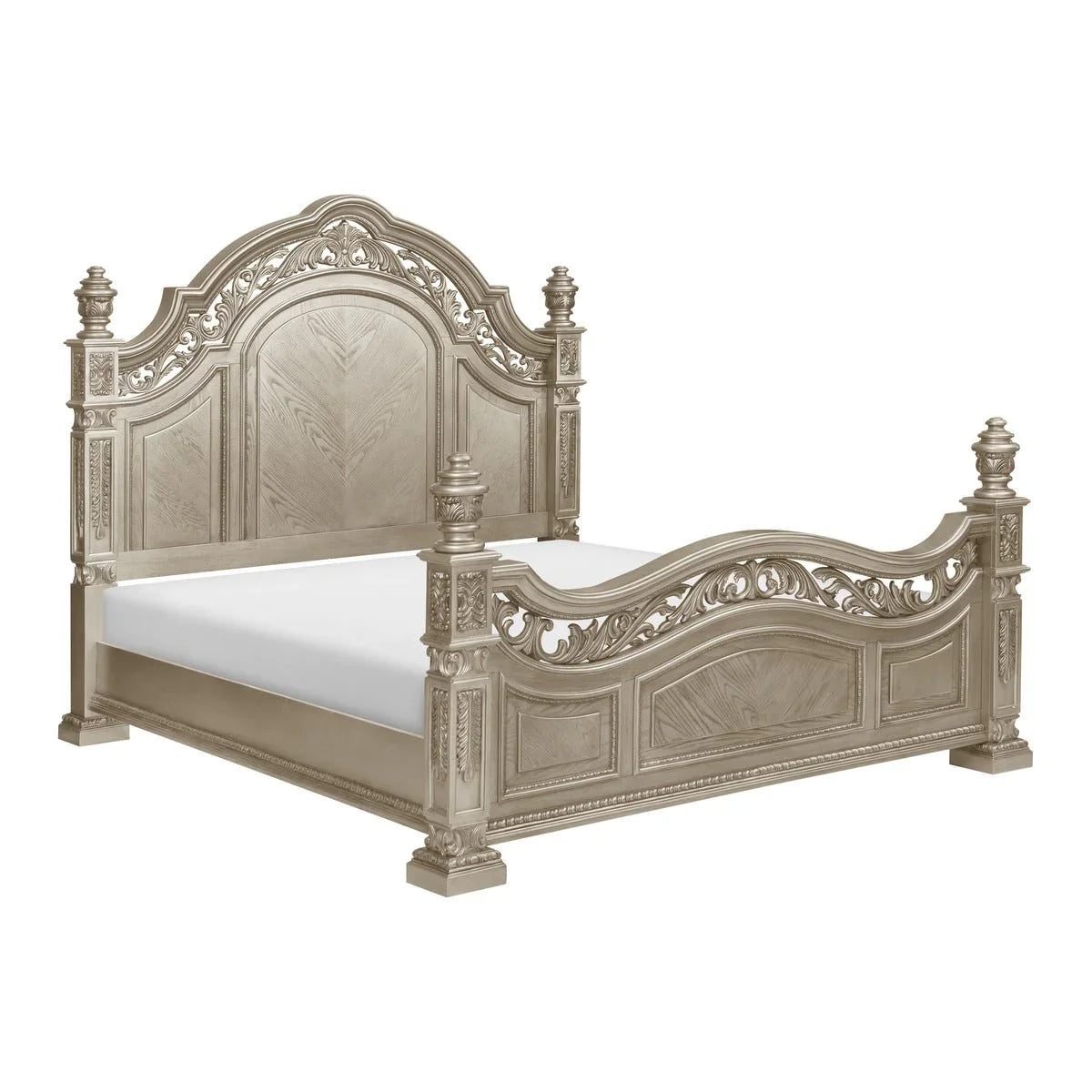 Catalonia Platinum Gold Bedroom Collection HE365