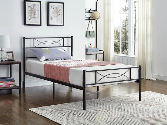 Black Metal Bed 154B