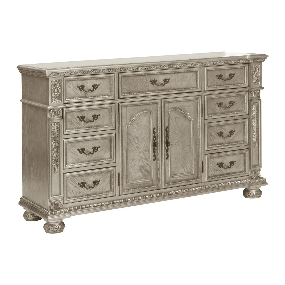 Catalonia Platinum Gold Bedroom Collection HE365
